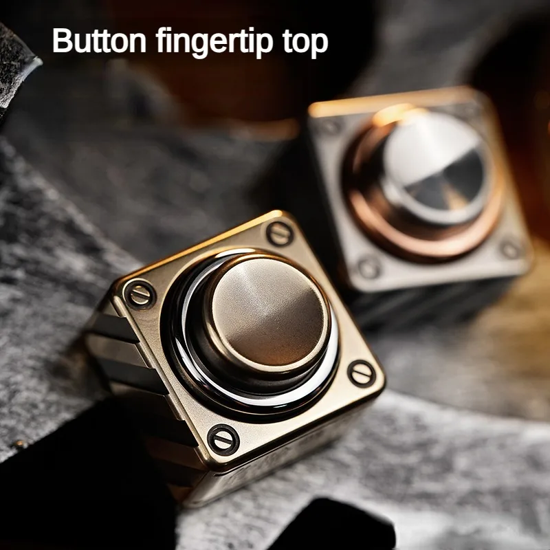 

Fingertip Gyroscope EDC CNC Button Finger Fingertip Gyroscope Office Decompression and Decompression Artifact Adult Metal Toy