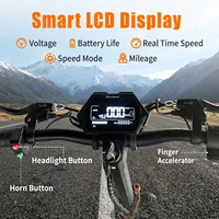 TWOFISH V5 MAX 1500W Scooter électrique adulte 48V 18AH batterie 45 Km/h vitesse 11 pouces tout-terrain pneu double frein à disque e-scooter 6