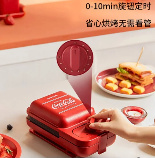Sandwich machine mini household multifunctional breakfast waffle machine light electromechanical cake