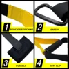 Suspended Training Belt with Bungee Storage Bag for Pull-ups, Pilates, Strength Training and Resistance Home Exercise Supplies 3