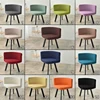 Triangle Chair Cover Elastic Fully Wrapped Curved Thickened Washable Backrest Integrated Home Restaurant Semicircle Stool Cover 3