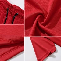 Ensemble deux pièces pour hommes, T-shirt et pantalon à col rond doux et respirant avec lettres imprimées rayées, édition décontractée pour l'extérieur, été 6