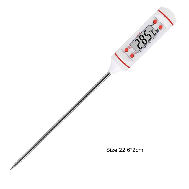Elektronikus Hőmérő Celsius Fahrenheit Bbq Hús Szonda Hőmérséklet Lcd Kijelző Multi-Funkció Hordozható Tartós Sütőeszközök - Image 3