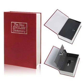 Home Secret Book Hidden Safe Dictionary Safe Book Key Combination Lock Metal Locking Storage Box 1