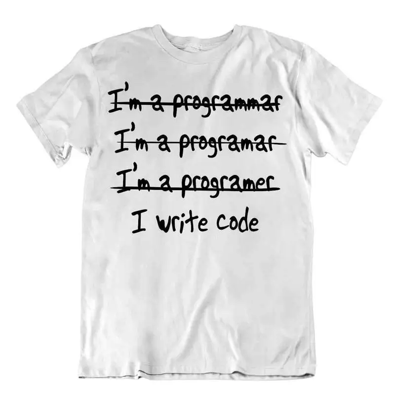 I Write Code T Shirt Programmer T Shirt Wishful Thinking Tee Computer ...