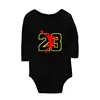 Cool Basketball Moves 23 Number Print Kids Baby Rompers Infant Bosysuit Baby Cute Cloths Long Sleeve Bodysuits Toddler Gift