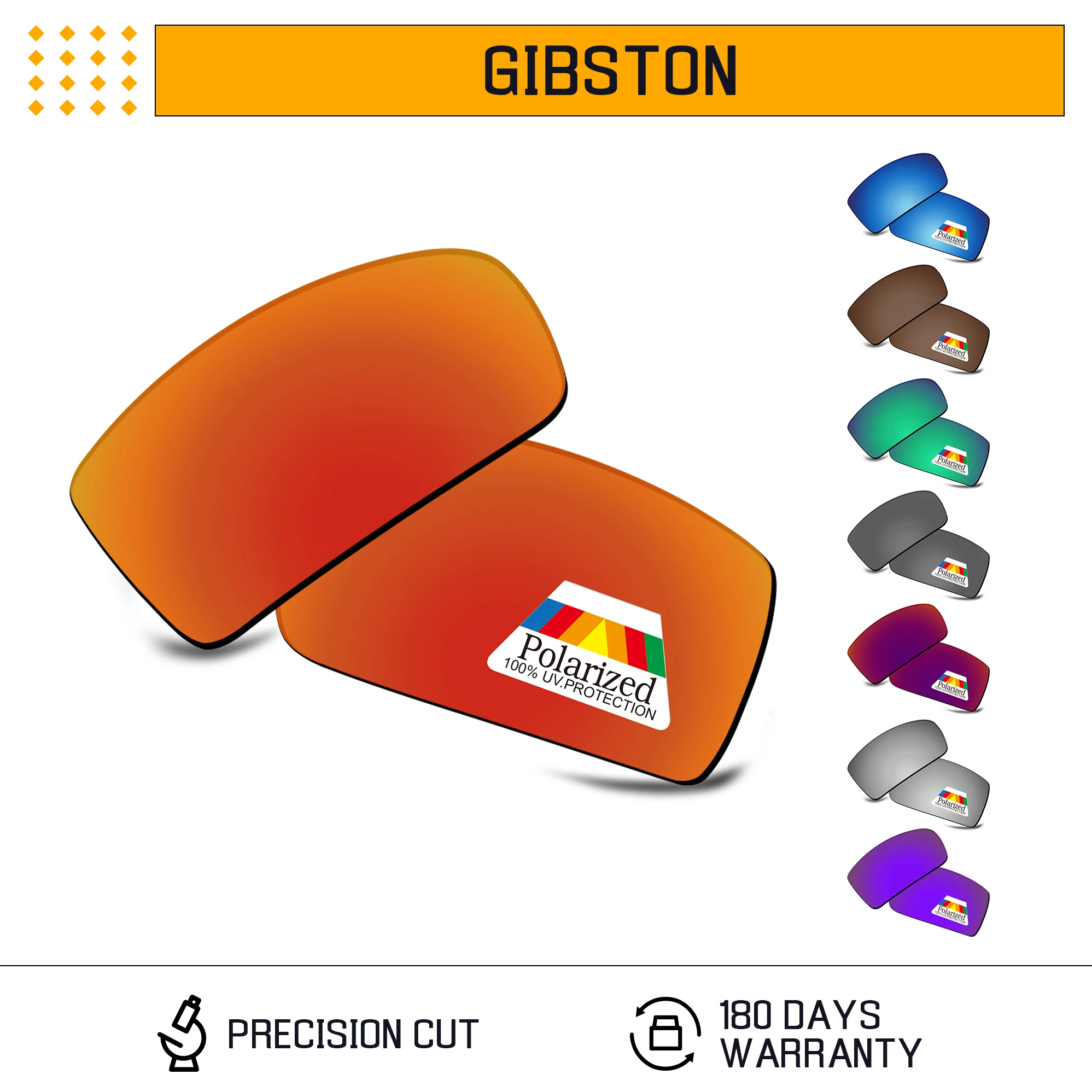 BwakePolarizedReplacementLensesforOakleyGibstonOO9449Sunglasses