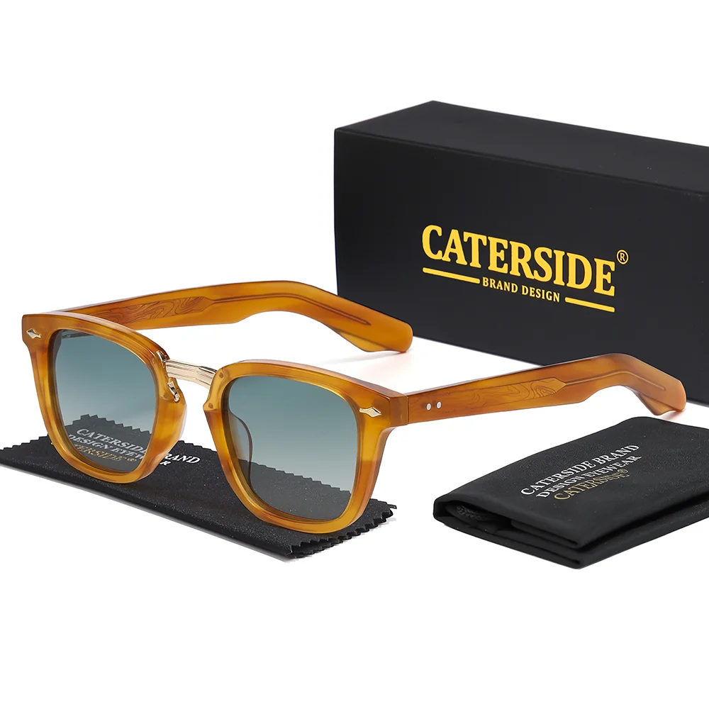CATERSIDE Herren Polarisierte Sonnenbrille Premium Acetat Rahmen Damen Reisen Business Partys Feiertage Luxuriöse Geschenkbrille UV400 – Detail 13