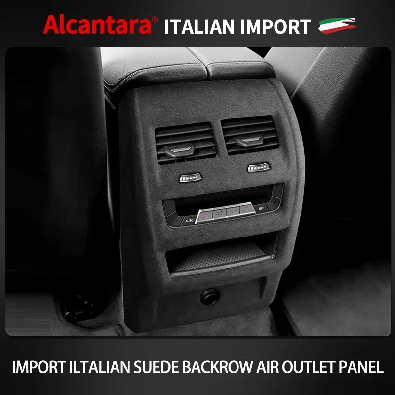 

Автомобильная Задняя Крышка вентиляционного отверстия для BMW X5 G05 X6 G06 X7 M60i 2019 2021 2022 2023 итальянская Премиум замша внутренняя отделка Аксессуары