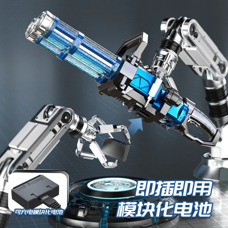 Spitfire Dual Tube Gatling Water Gun Large Capacity Rotating High-pressure Long-range Electric Continuous water gun