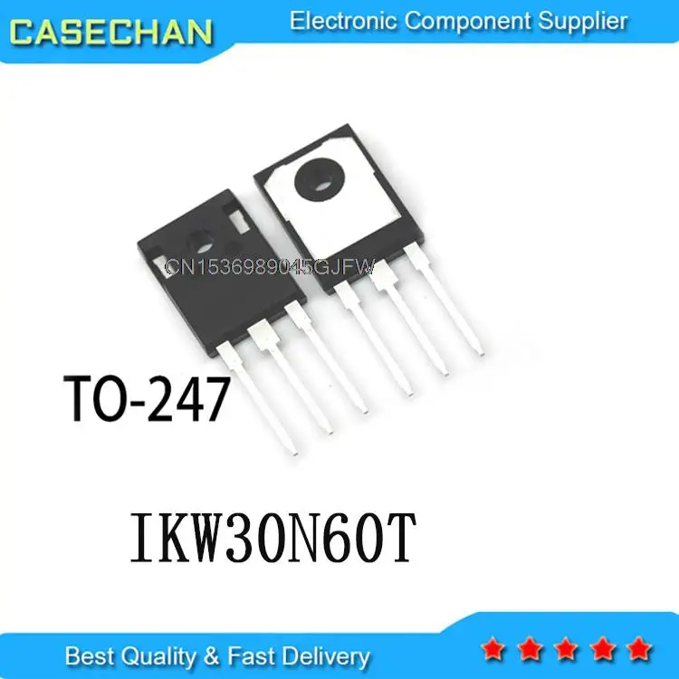 

Новые и оригинальные K30T60 K30N60 30N60 TO-247 30A 600V IKW30N60T, 10 шт.