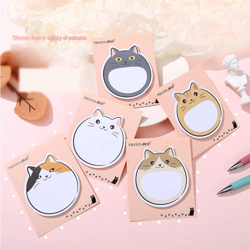 

50 шт./лот Kawaii Cat Memo pad Липкие заметки Cute N Times канцелярские этикетки блокнот Закладка канцелярские принадлежности