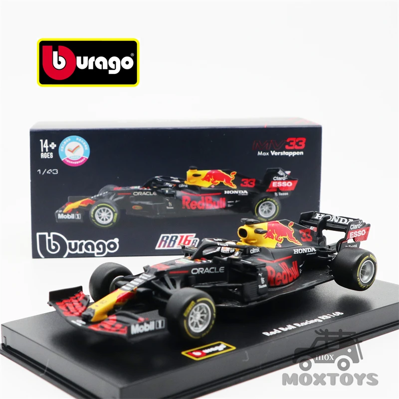 Предварительный заказ Bburago 1:43 2021 F1 формула гонки Redbull RB16B #11/33 акриловая коробка