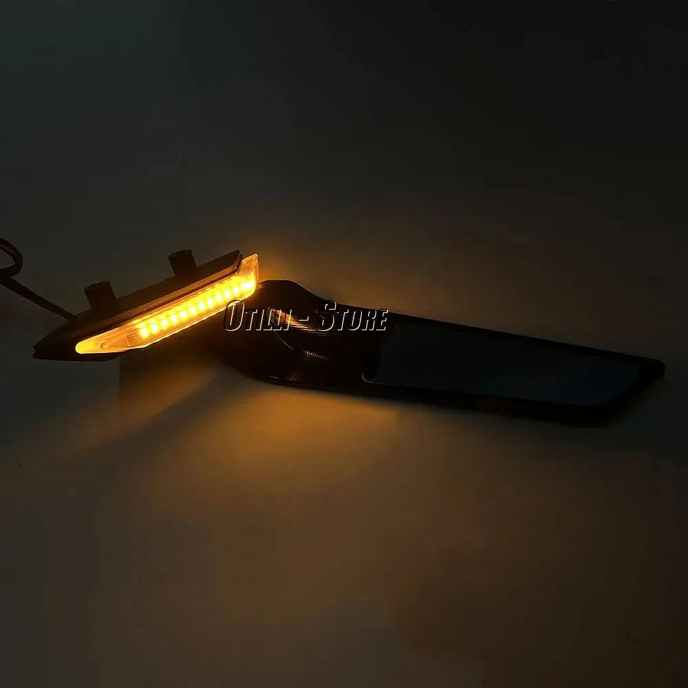 두카티 파니갈레 V2 2020-2023 파니갈레 V4 2019-2022 백미러, LED 회전 조절 가능 윙 미러, 오토바이 신제품