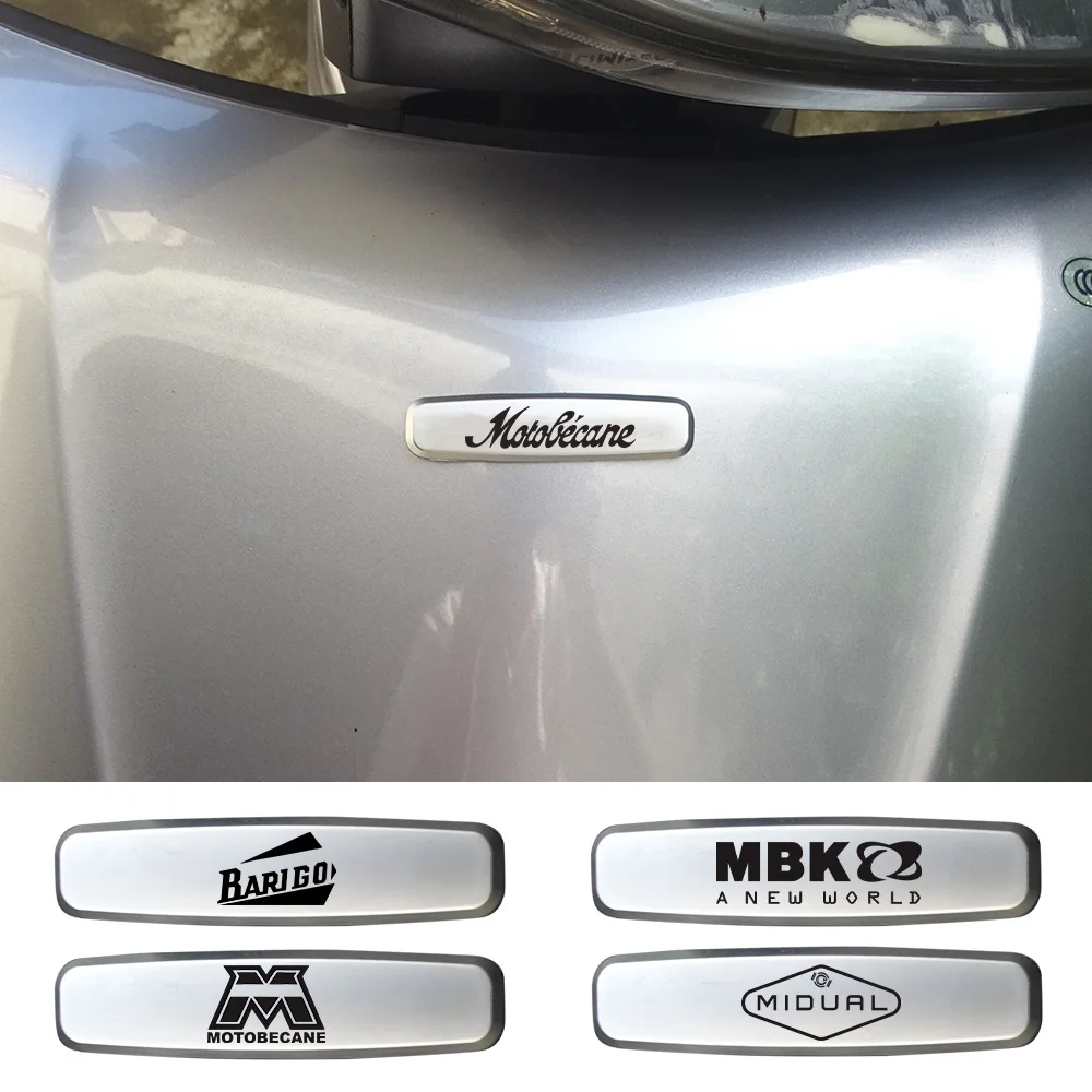 Moto Emblema In Metallo Scooter Adesivi 3D Distintivo Decalcomania Auto Per Barigo Mbk Motore Ovetto Nitro Flame Doodo 125 Midual Motobecane