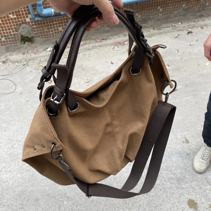

Luxury S Class Canvas Handbags for Women's Large Capacity Canvas Handbag 20024 Fashion Trend Shoulder Bag Travel Crossbody Bag