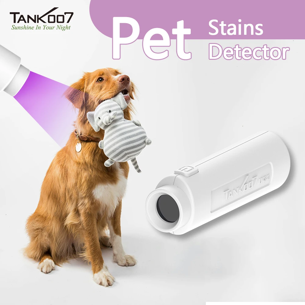 Tank007 Pet Moss Stain Detection Lamp Waterproof Torch Rechargeable Lantern Canister Test Work Light