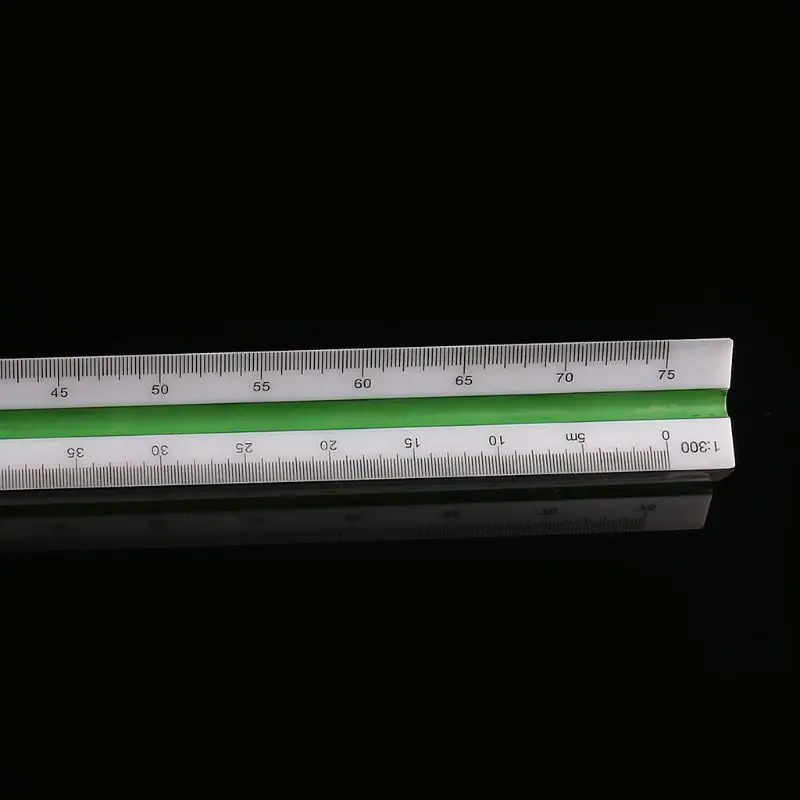 

Scale Ruler Students Stationery 30cm Engineer Triangular Scale Architect Rulers Drafting Tools Architectural Scale Ruler