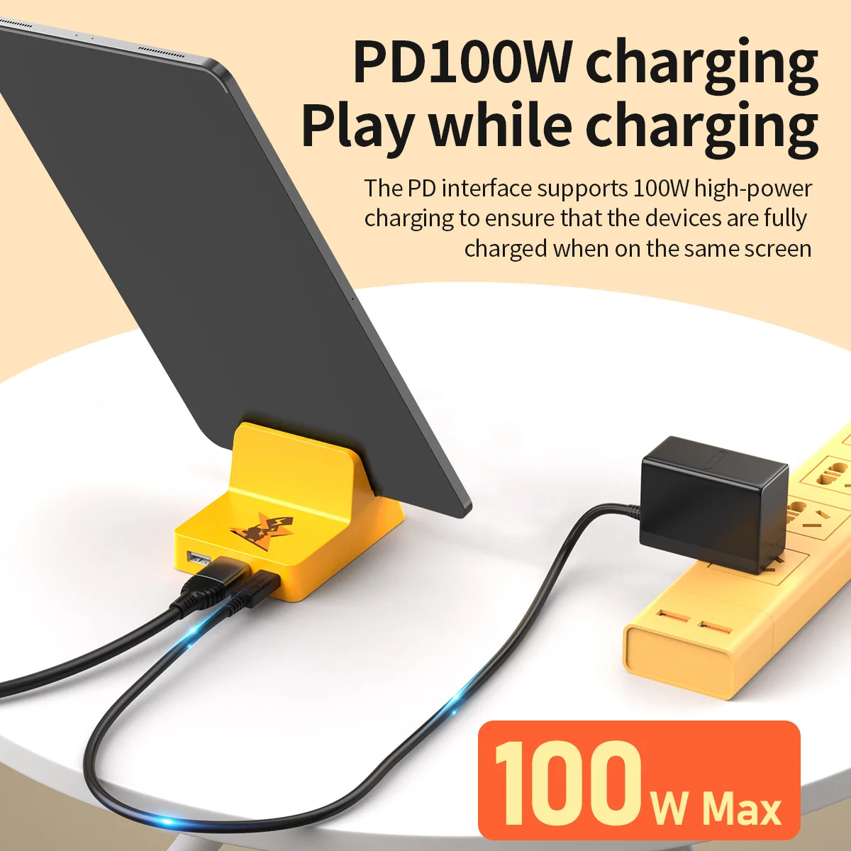Gopala TV Docking Station for Switch Portable Charging Stand and HDTV Adapter with Extra PD 100W Charging &USB 3.0 Port power adapter game console power adapter type c power adapter portable charging bracket