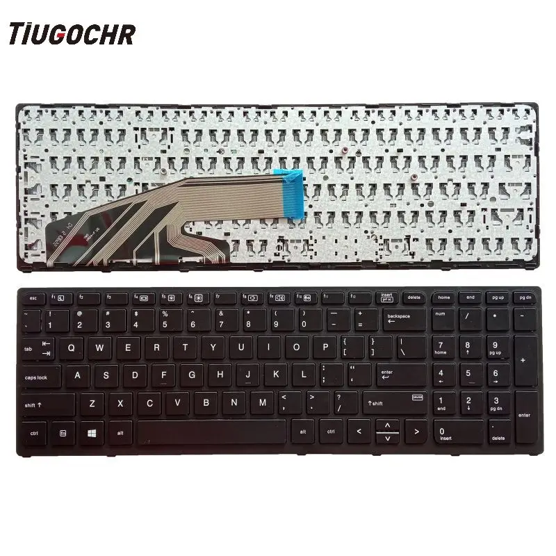 New For Hp Zbook 15 G3 17 G3 Us Keyboard No Backlit English Teclado