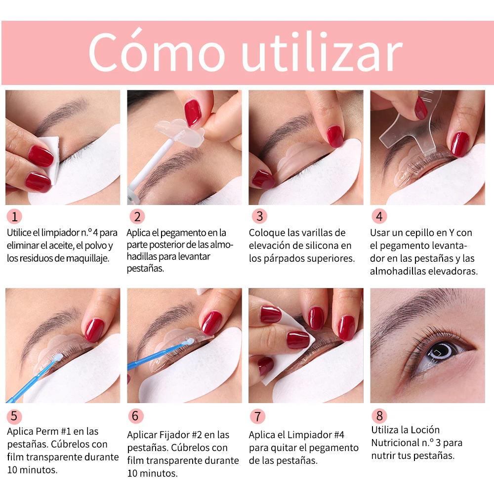 Kit de Permanente de Pestañas ICONSIGN para Levantar Pestañas Serum Potenciador Lash Perm Maquillaje de Ojos Herramientas de Maquillaje Envío Gratis