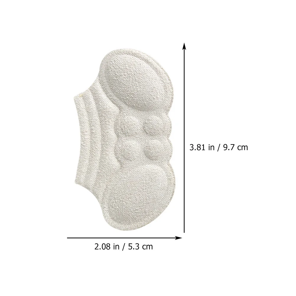 하이힐 부츠용 힐 패드, 하프 사이즈 패드 신발, 너무 큰 삽입 패드, 그립 라이너, 극세사 운동화, 4 쌍