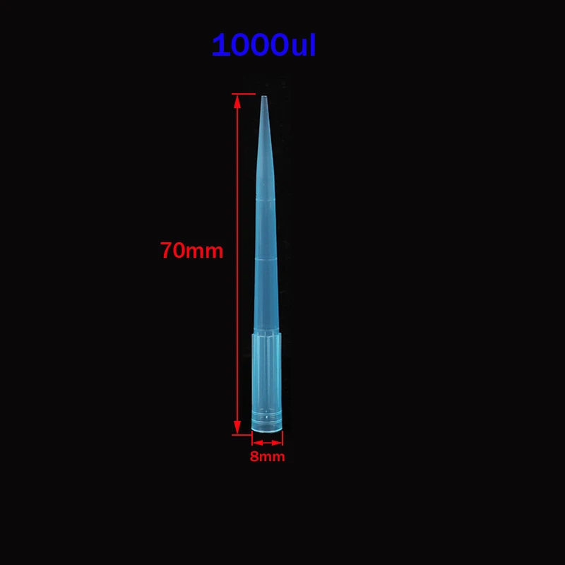 Puntas de pipeta de laboratorio, de plástico autoclavables micropipetas, 10UL, 200UL, 1000UL, 5ml, 10ml, suministros médicos para la enseñanza escolar