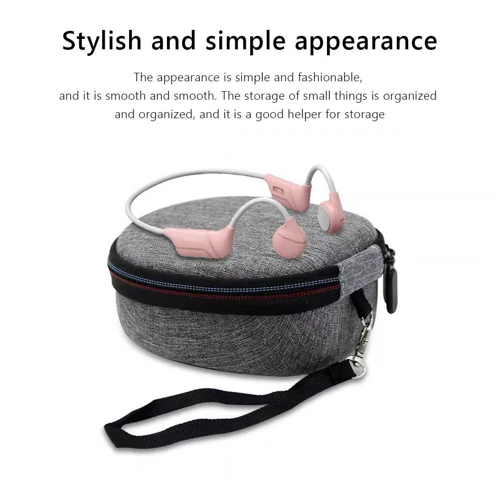 Headset EVA Case Storage Bag Carrying Box for-Aftershokz Trekz Air Aeropex AS600 AS650 AS660 AS800 Headphone Case Accessories
