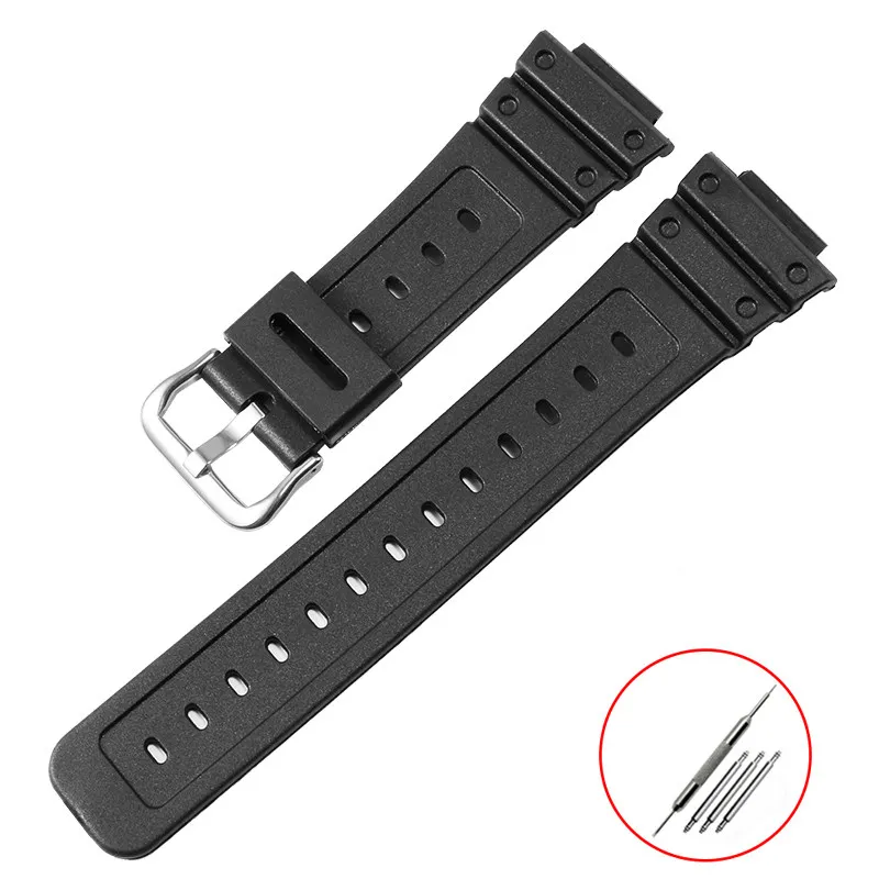 Enhanced Silicone Watch Strap for G-SHOCK Small Square Watches