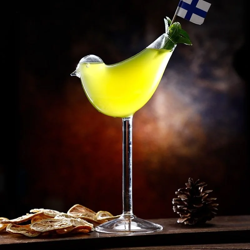 Creative-Cocktail-Glass-Bird-Design-Clear-Cocktail-Glass-Novelty-Drink ...