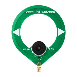 Enhanced Circular Reception FM Antenna Module for DIY Projects and Car Broadcasting (SMA Male)
