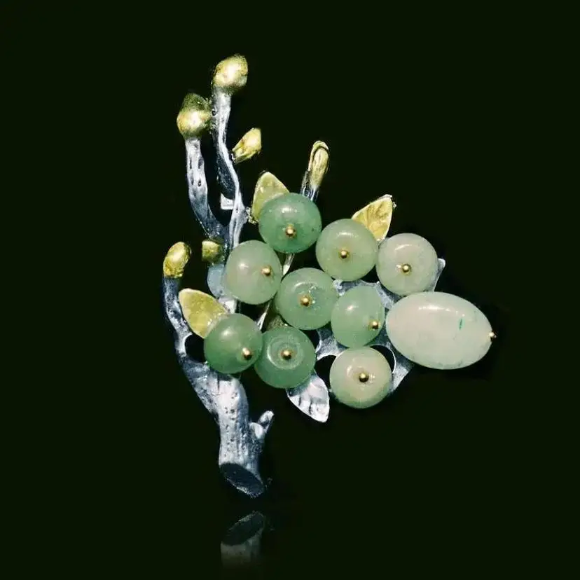 1 Pcs Personalized High-end Temperament Chest Flower Pin Women's Coat Suit Korean Retro Men's Accessory