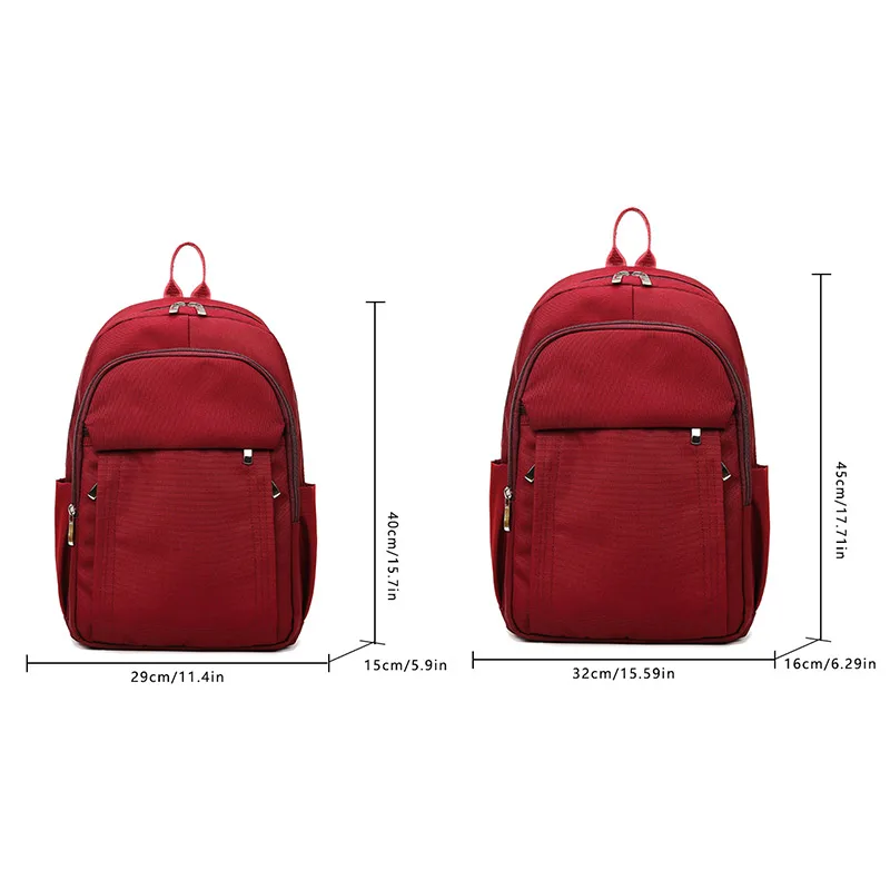 Schoolbag Female College Student Design Niche K-Style High School Backpack Male Simple Large Capacity Backpack 2024 New Style