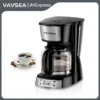 VAVSEA 12 Cup Programmable Coffee Maker, 900W Drip Coffeemaker with Glass Carafe, Auto Shut off, for Home Black 1