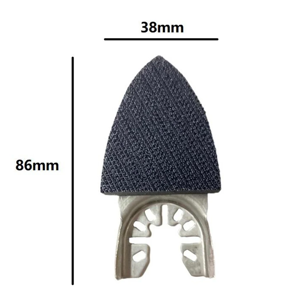 

1/2pcs Home Triangular Sand Disc 38*86mm Oscillating Tool Sanding Disc Sanding Finger Pad Triangle Wear-resistant