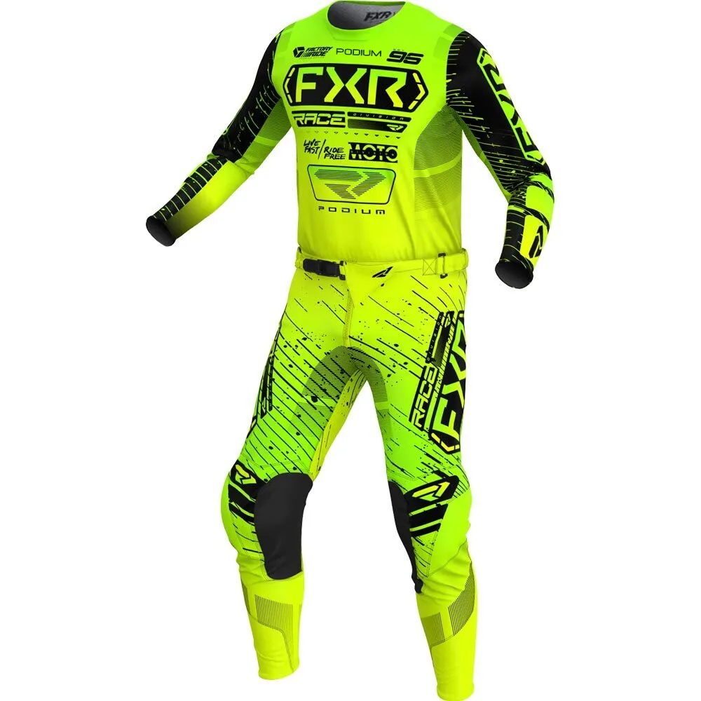 Podium FXR MX Gear Set Off Road Motorcycle Jersey Set Motocross Combo Dirt Bike Suit Moto Kit
