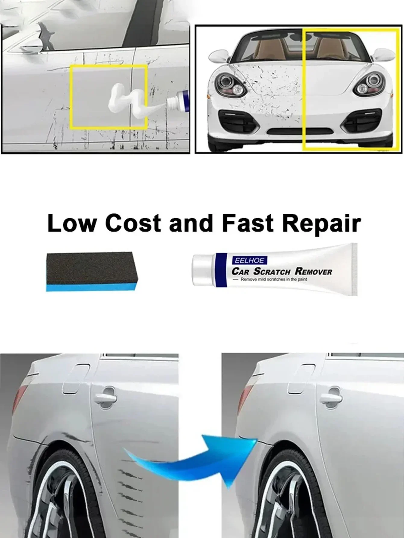 Car Scratch Repair Body Compound for Rpairing Scratches Spray Wax Scratch Remover Car Cleaning Care Products Auto Accessoires car scratch remover car repair paste