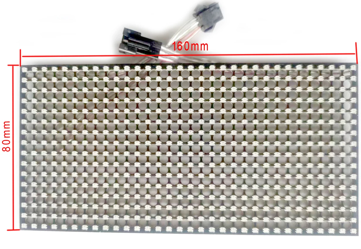 Ws2812 full color LED screen RGB color dot matrix 16 * 32 dot matrix SPI protocol small light beads led modules,led module,led light