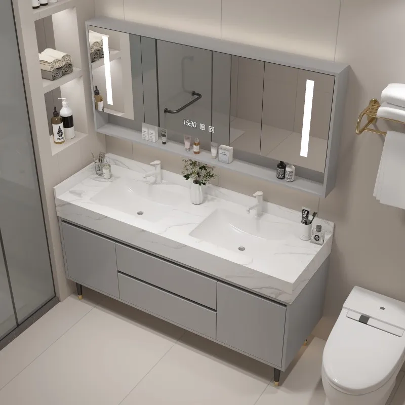 Simple Modern Bathroom Vanities Vintage Partition Vanity Vanity Bathroom Vanities Storage Shower Mobiletto Bagno Furniture