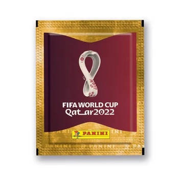 Panini 2022 Qatar World Cup Football Star Card Box Soccer Star Collection Ronaldo Footballer Limited Fan Sticker Box Set