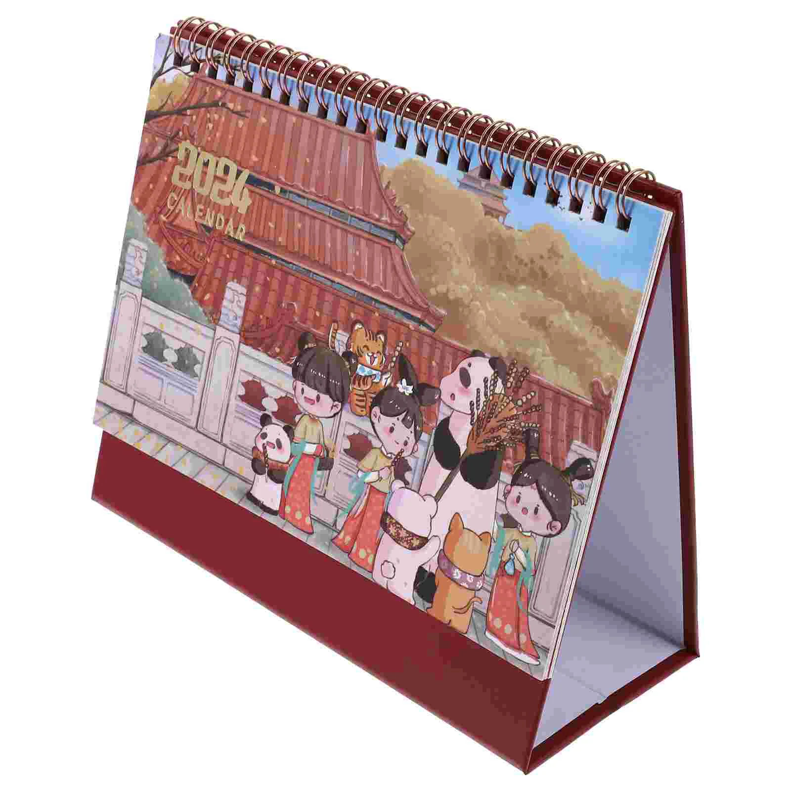 

Folding Calendar Desk Decor Desktop Calendar Decorative Calendar Calendar Daily Schedule For Home Office School