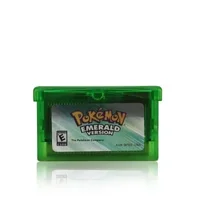 Pokemon Series GBA Game 32 Bit Video Game Cartridge Console Card Emerald Ruby LeafGreen FireRed Sapphire USA Version for GBA/NDS 2