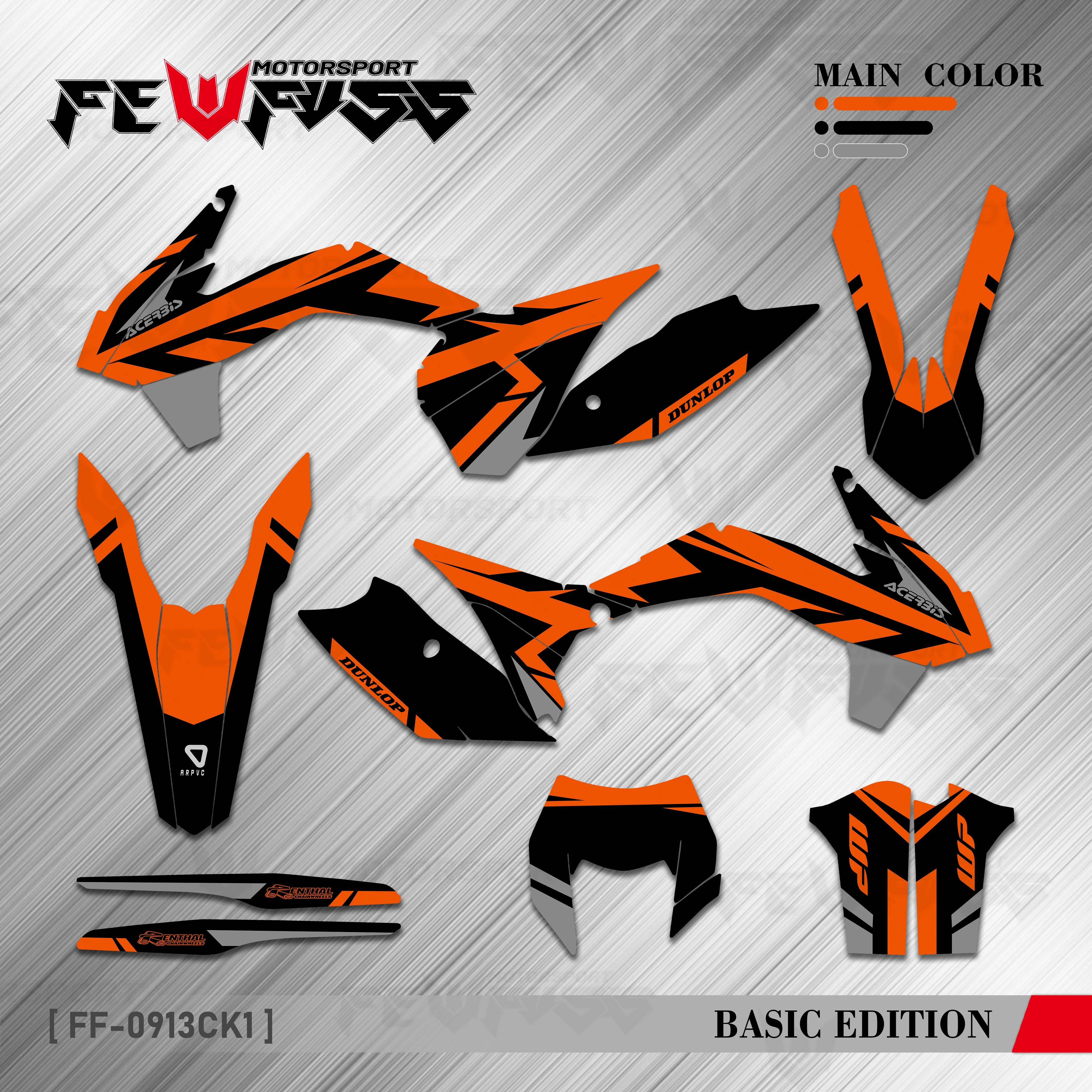 FEWFUSS 350 ׷  ƼĿ, KTM 125, 250, 300, 2019, 450, SX, SXF, EXC, XCW, 2011, 2012, 2013, 2014, 2015, 2016, 2017, 2
