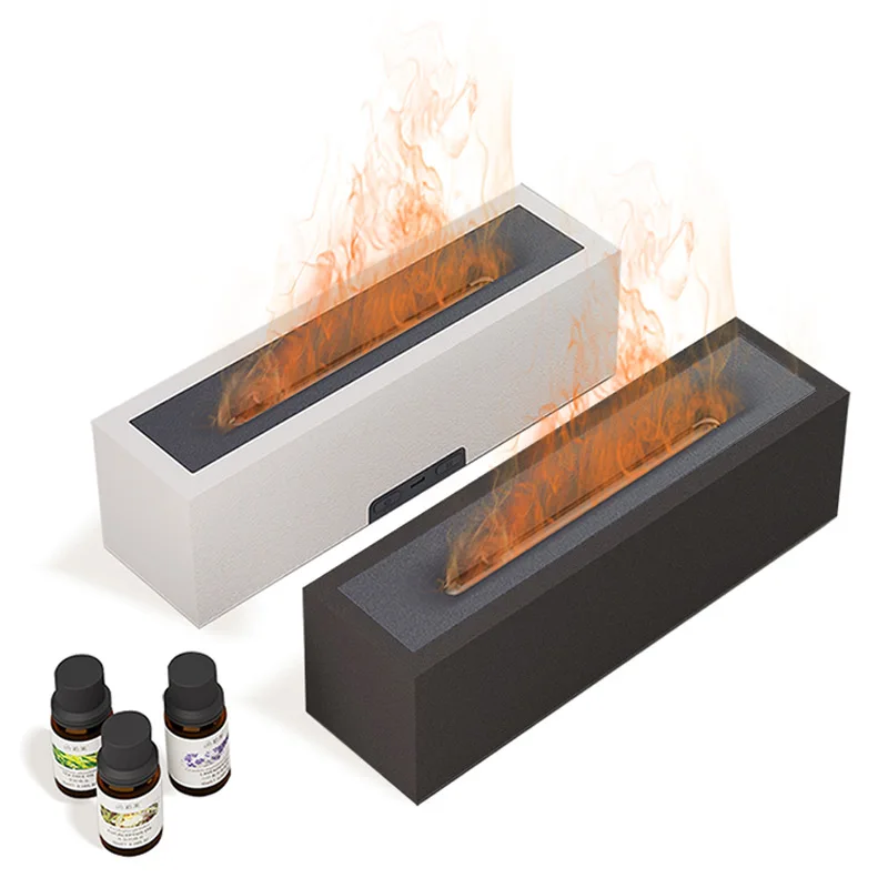 

200ML Aroma Diffuser Flame Air Humidifier Aroma Oil USB Essential Oil Diffuser Ultrasonic Cool Misting Fogger Home Appliance