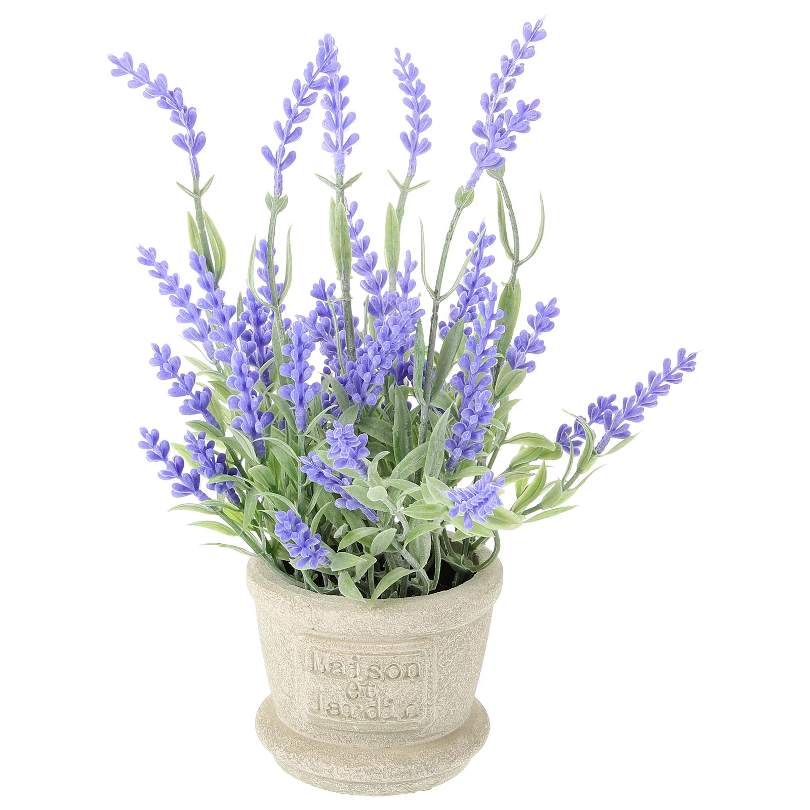

artificial tulips flowers potted- simulative lavender small flower potted home office desktop decor nearly natural artificial