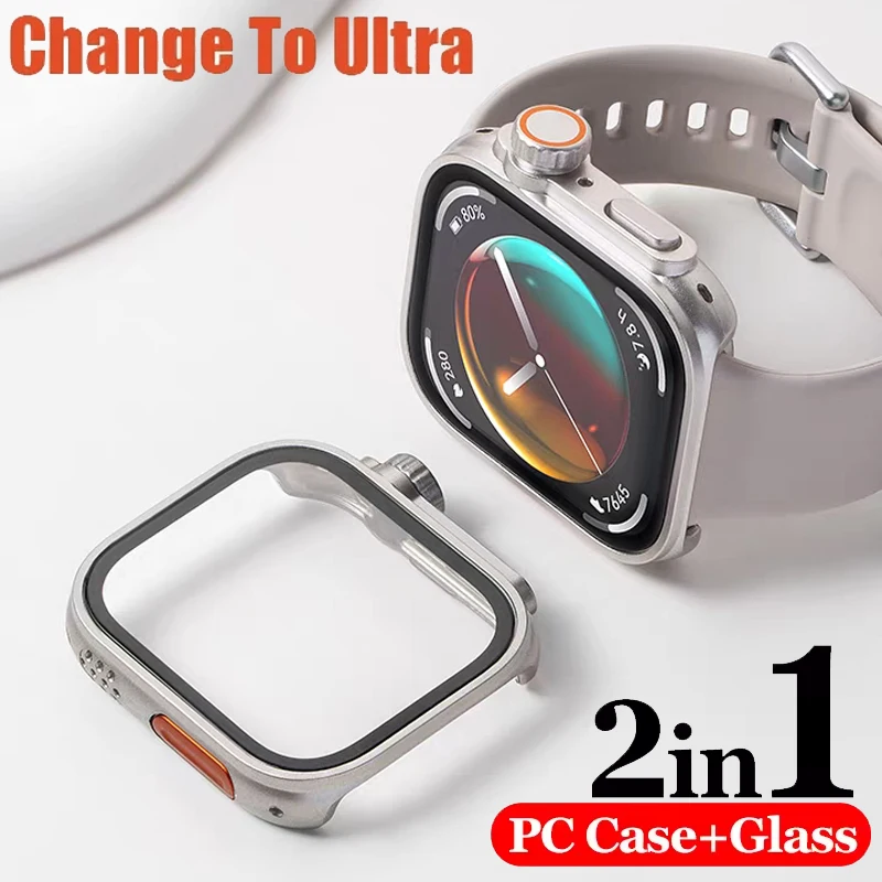Ultra Case with Tempered Glass Screen Protector for Huawei Watch Fit Series