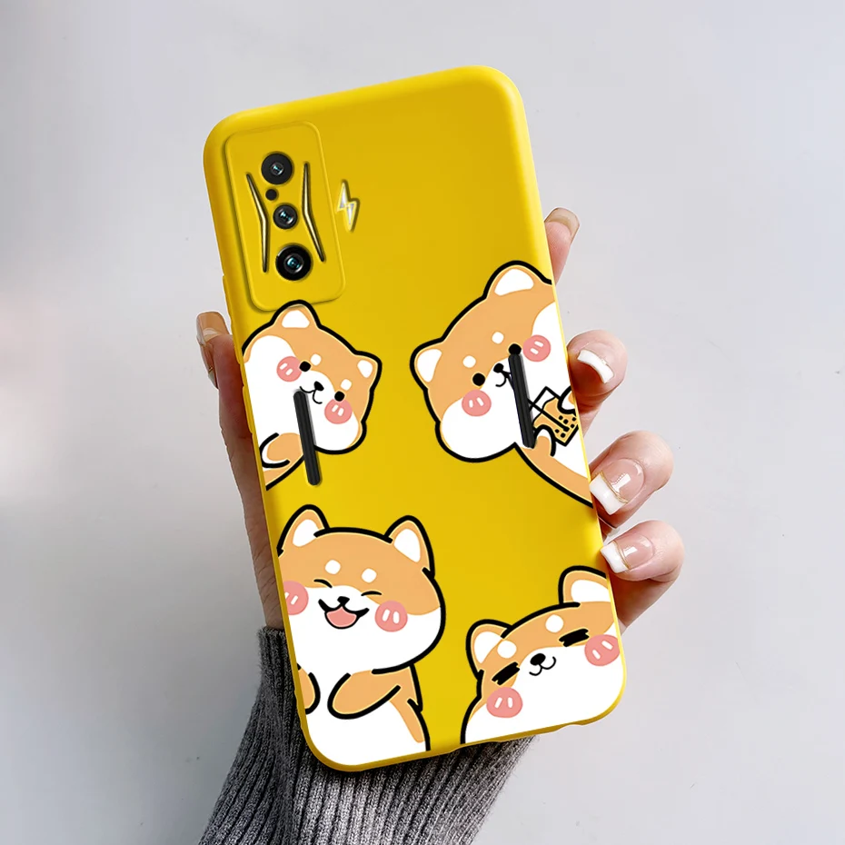 Silicone Soft Cartoon Frog Phone Case for Redmi K50 Gaming Edition