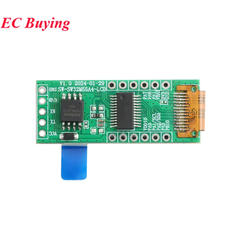 MCU 0.96 Inch 0.96" TFT Color Screen 80*160 Serial LCD Display SW32M55A4 Development Board Horizontal and Vertical Screen lcd display module