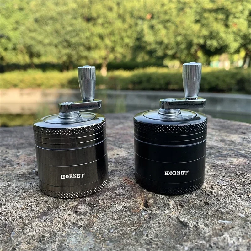 Zinc Alloy Tobacco Grinder Manual Mill Dry Herbal