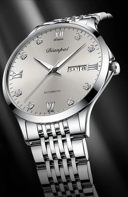 Fashionable ultra-thin men's fully automatic mechanical